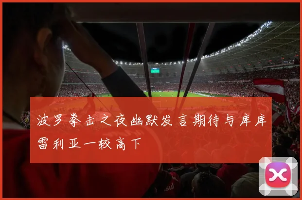 波罗拳击之夜幽默发言期待与库库雷利亚一较高下