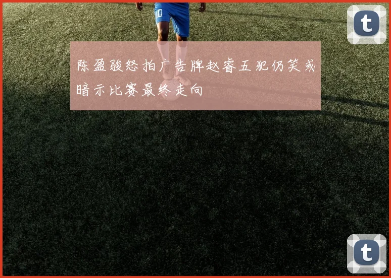 陈盈骏怒拍广告牌赵睿五犯仍笑或暗示比赛最终走向